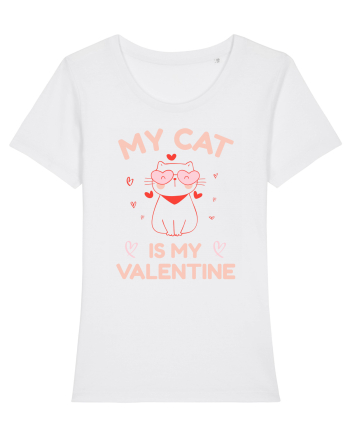 My Cat Is My Valentine White