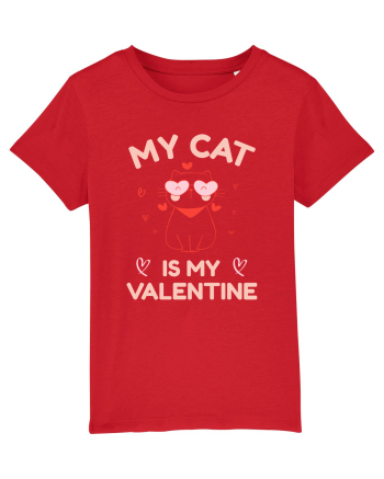 My Cat Is My Valentine Red