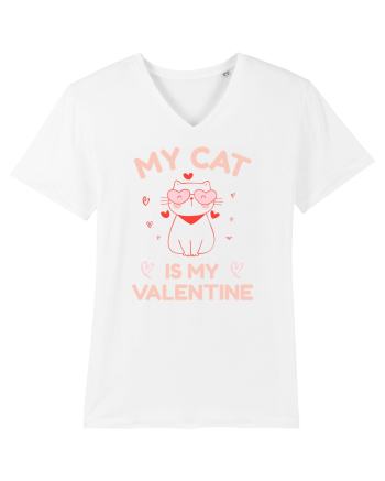 My Cat Is My Valentine White