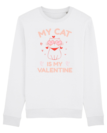 My Cat Is My Valentine White