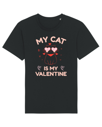 My Cat Is My Valentine Black