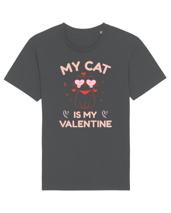 My Cat Is My Valentine Anthracite