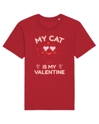 My Cat Is My Valentine Red