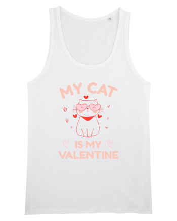 My Cat Is My Valentine White