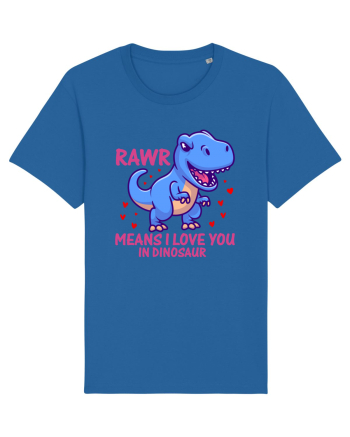Rawr Means I Love You In Dinosaur Royal Blue
