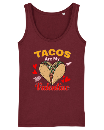 Tacos Are My Valentine Burgundy