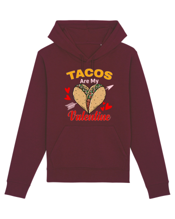 Tacos Are My Valentine Burgundy