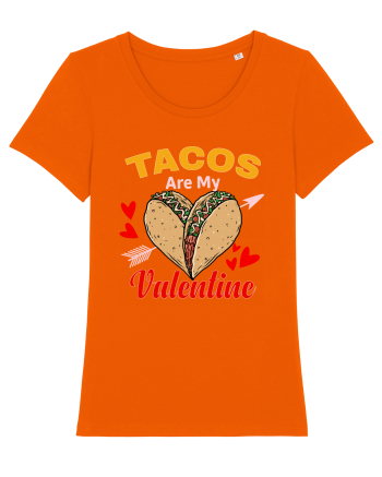 Tacos Are My Valentine Bright Orange