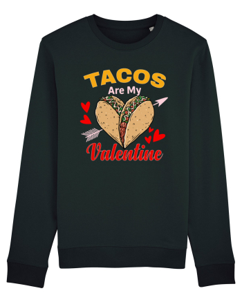 Tacos Are My Valentine Black