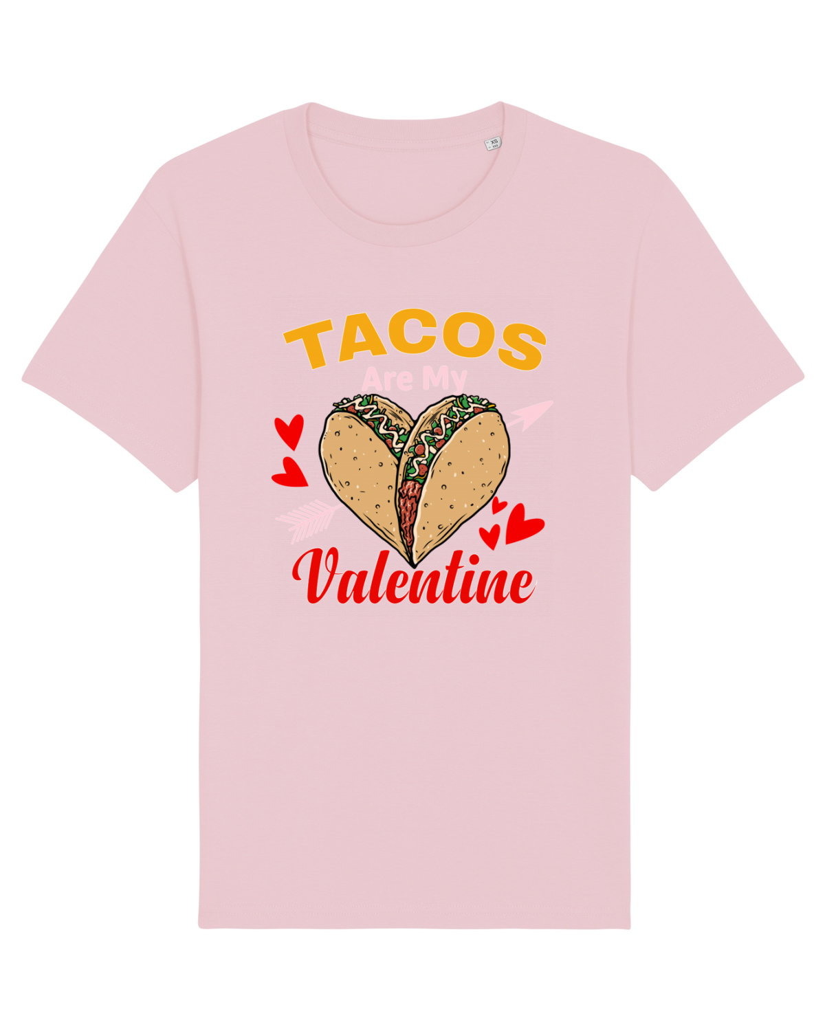 Tricou mânecă scurtă Unisex Rocker Cotton Pink