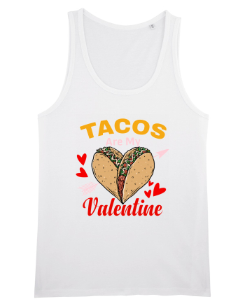 Tacos Are My Valentine White