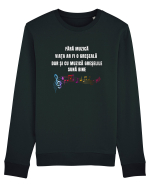 FĂRĂ MUZICĂ VIAȚA ESTE O GREȘEALĂ Bluză mânecă lungă Unisex Rise