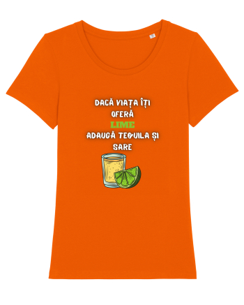 DACĂ VIAȚA ÎȚI OFERĂ LIME Bright Orange