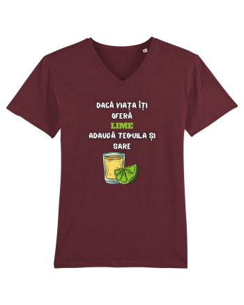 DACĂ VIAȚA ÎȚI OFERĂ LIME Burgundy