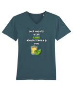 DACĂ VIAȚA ÎȚI OFERĂ LIME Tricou mânecă scurtă guler V Bărbat Presenter
