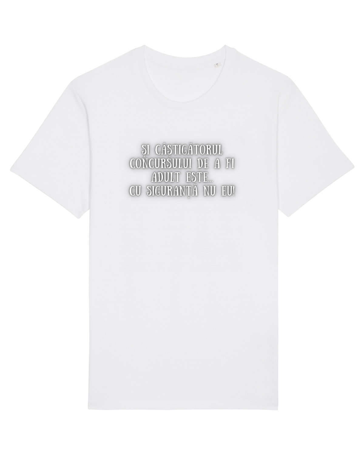 Tricou mânecă scurtă Unisex Rocker White