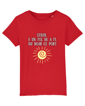 STILUL E UN FEL DE A FI, NU DOAR CE PORT Red