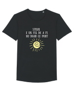 STILUL E UN FEL DE A FI, NU DOAR CE PORT Tricou mânecă scurtă guler larg Bărbat Skater