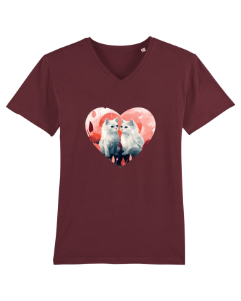 Cats Love Burgundy