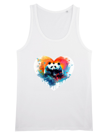 Panda Love White