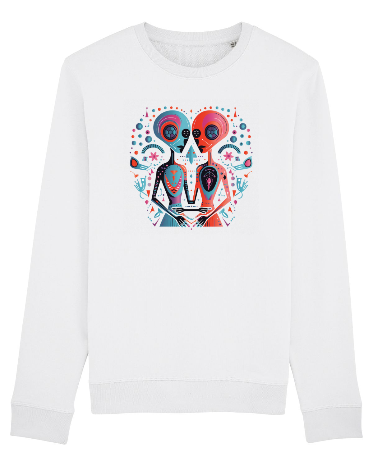 Bluză mânecă lungă Unisex Rise White