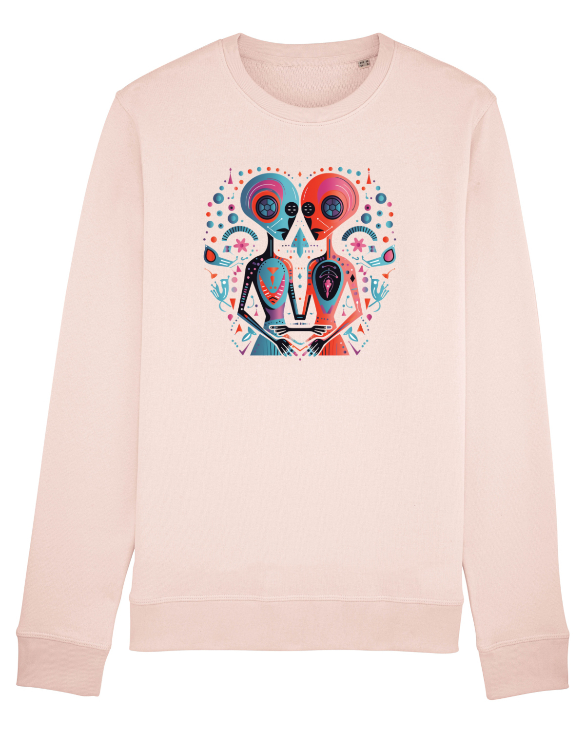 Bluză mânecă lungă Unisex Rise Candy Pink