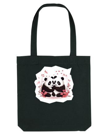 Panda Love Black