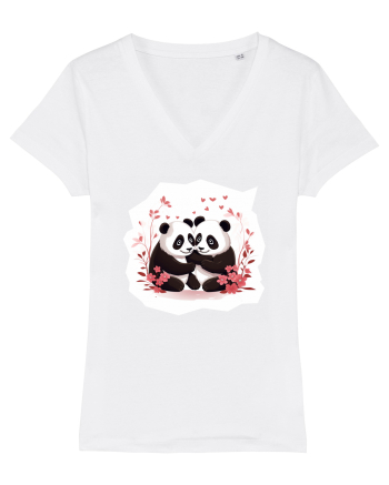 Panda Love White