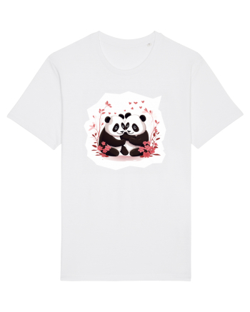 Panda Love White