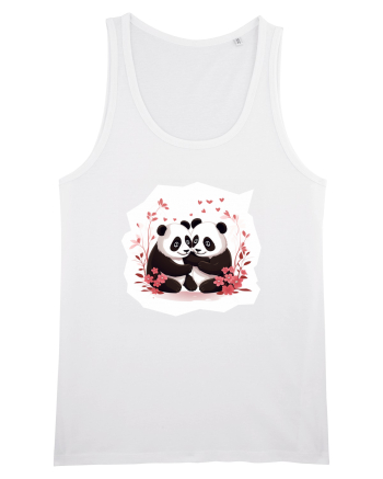 Panda Love White