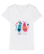 Monster Love Tricou mânecă scurtă guler V Damă Evoker