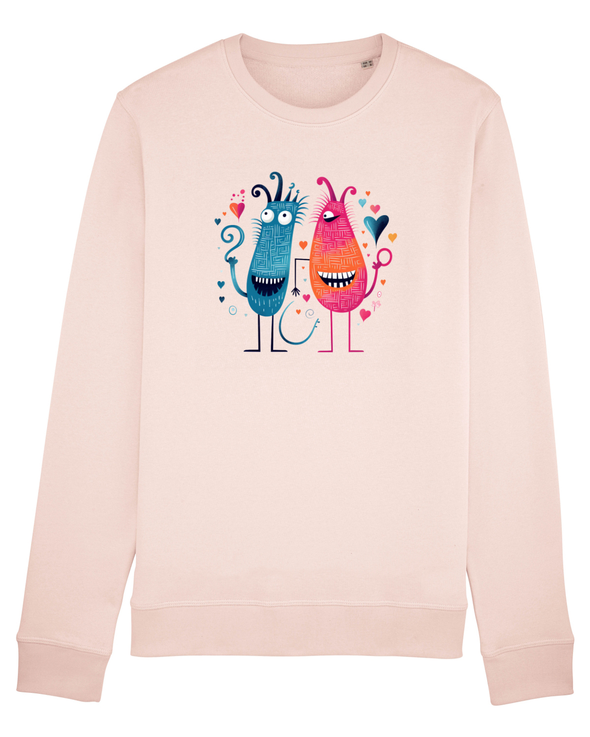 Bluză mânecă lungă Unisex Rise Candy Pink