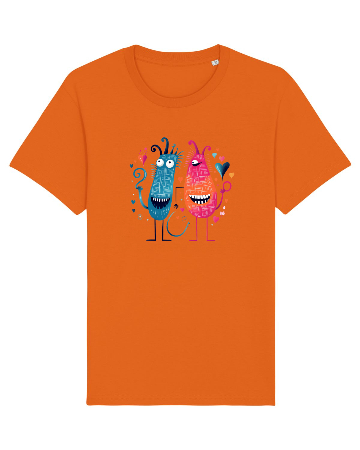 Tricou mânecă scurtă Unisex Rocker Bright Orange