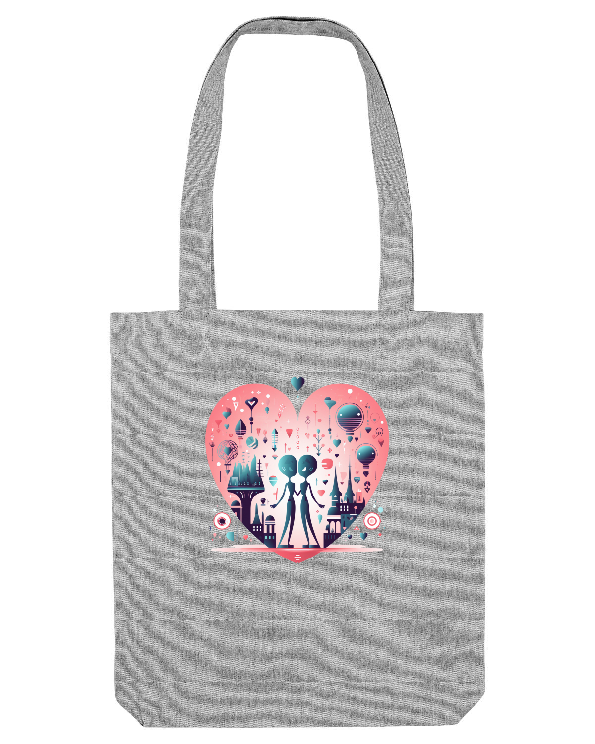 Sacoșă textilă Heather Grey