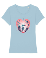 Alien Love Tricou mânecă scurtă guler larg fitted Damă Expresser