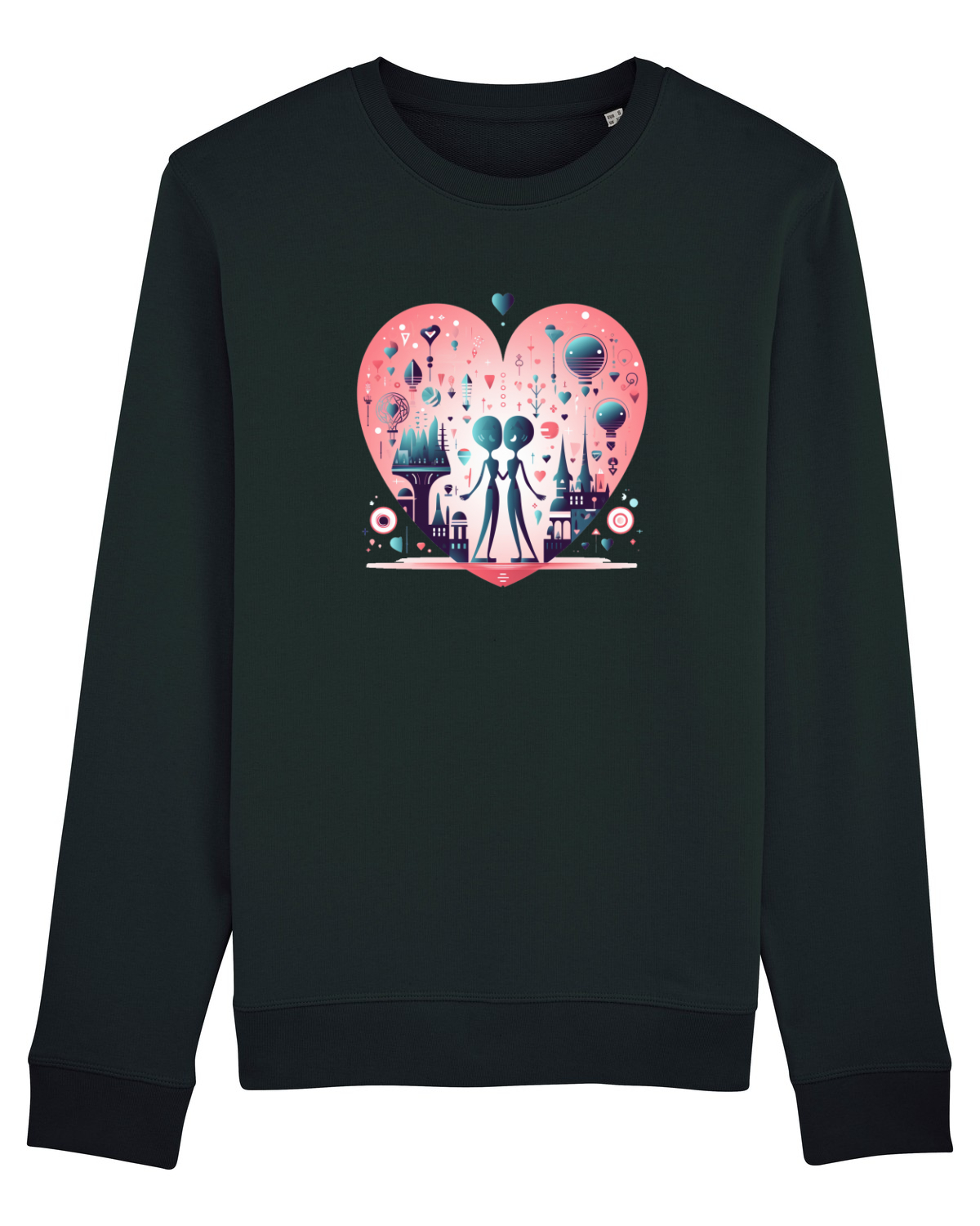 Bluză mânecă lungă Unisex Rise Black