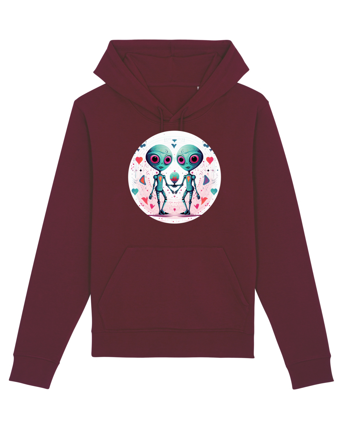 Hanorac Unisex Drummer Burgundy
