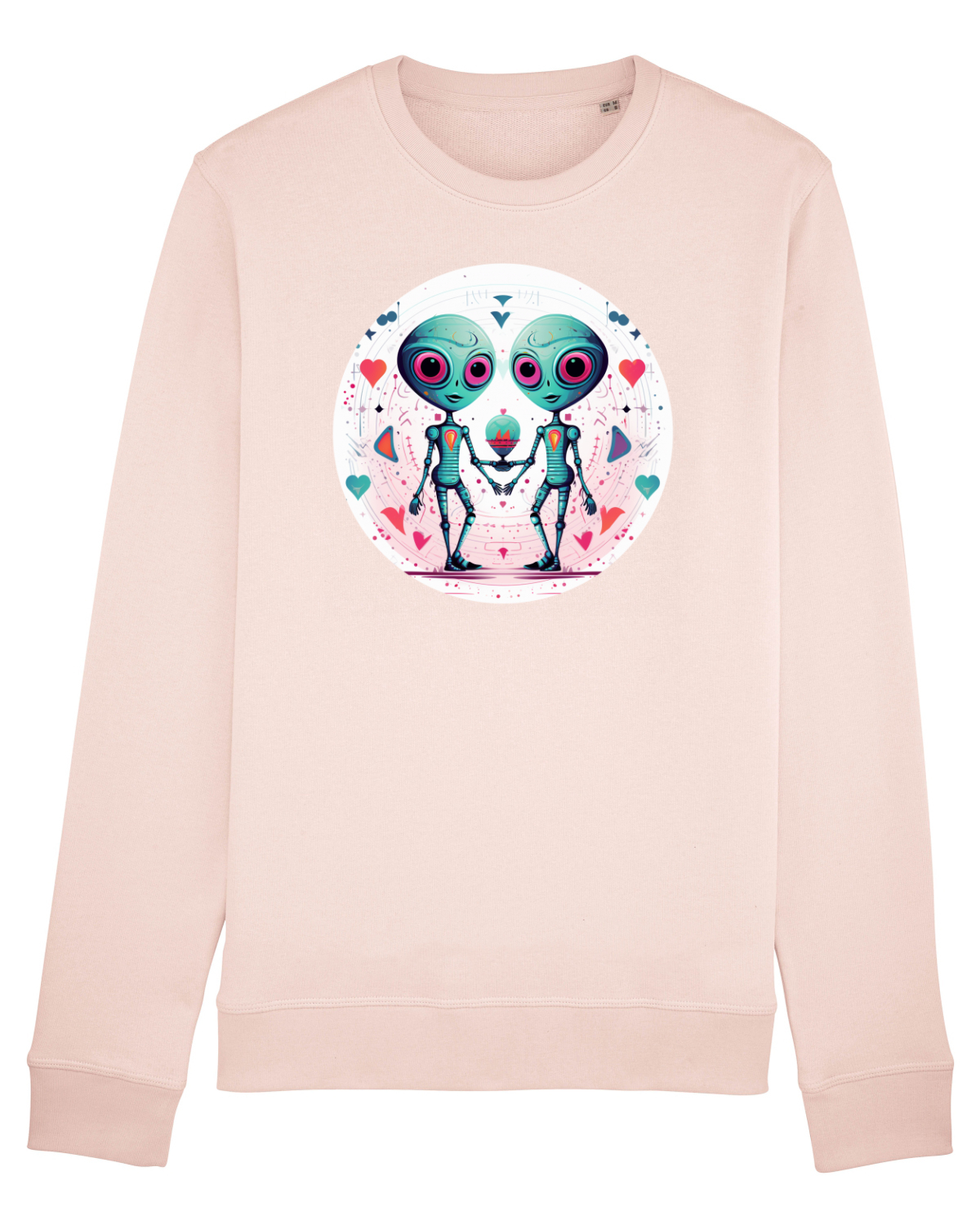 Bluză mânecă lungă Unisex Rise Candy Pink