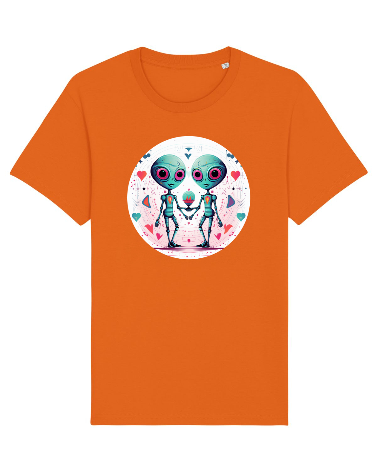 Tricou mânecă scurtă Unisex Rocker Bright Orange