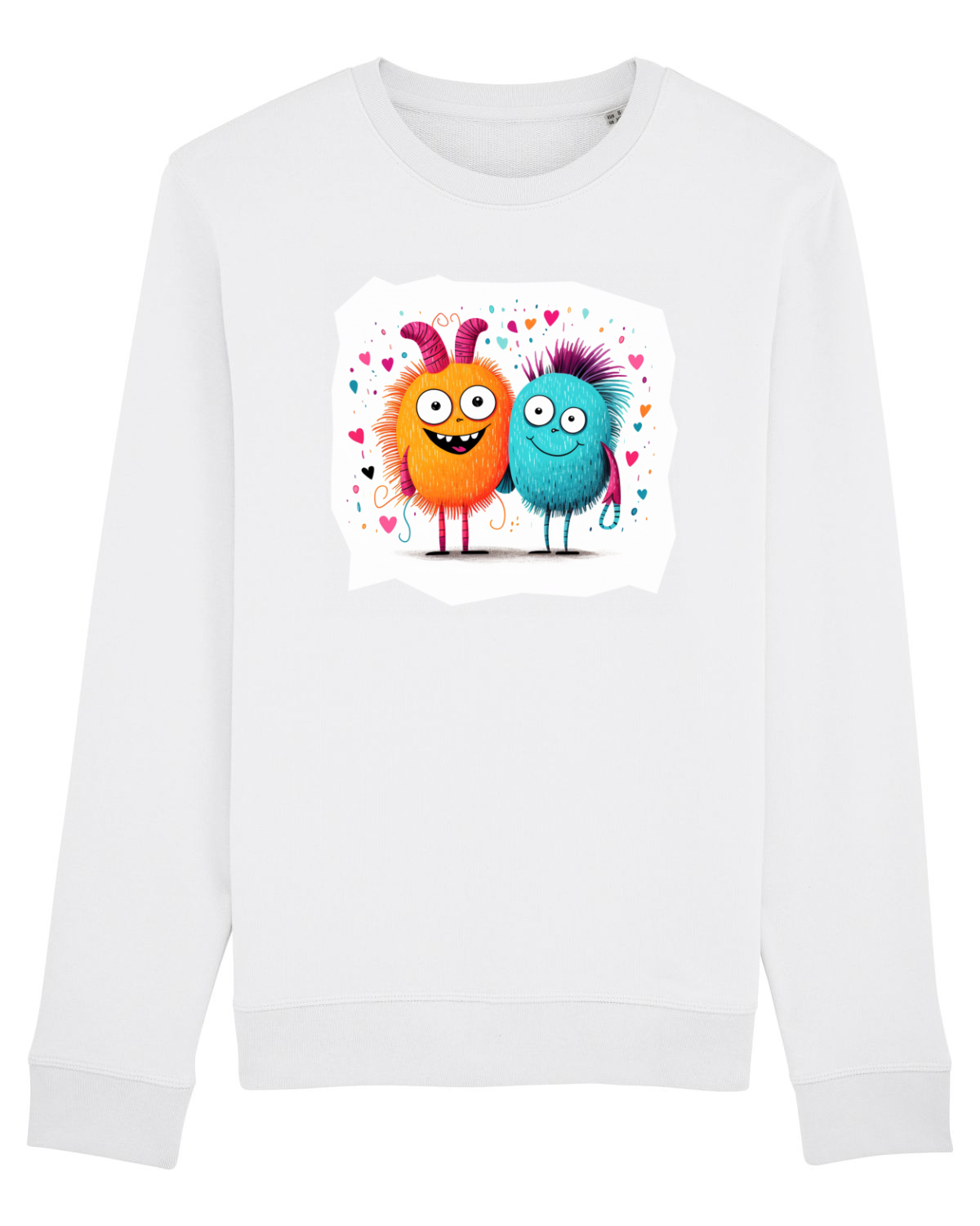 Bluză mânecă lungă Unisex Rise White