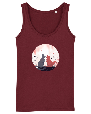 Cats Love Burgundy