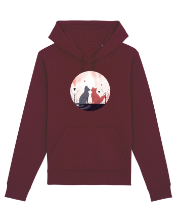 Cats Love Burgundy