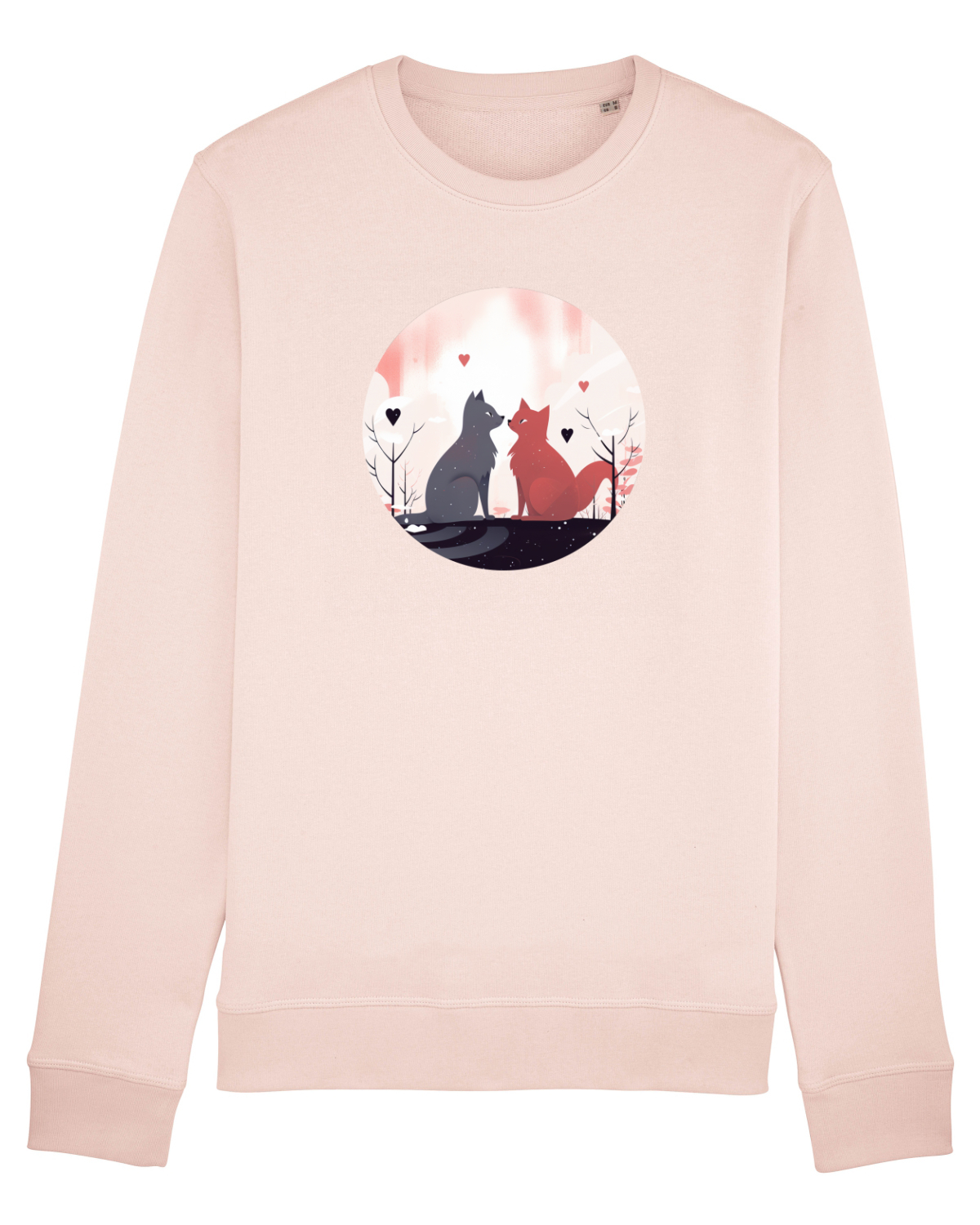 Bluză mânecă lungă Unisex Rise Candy Pink