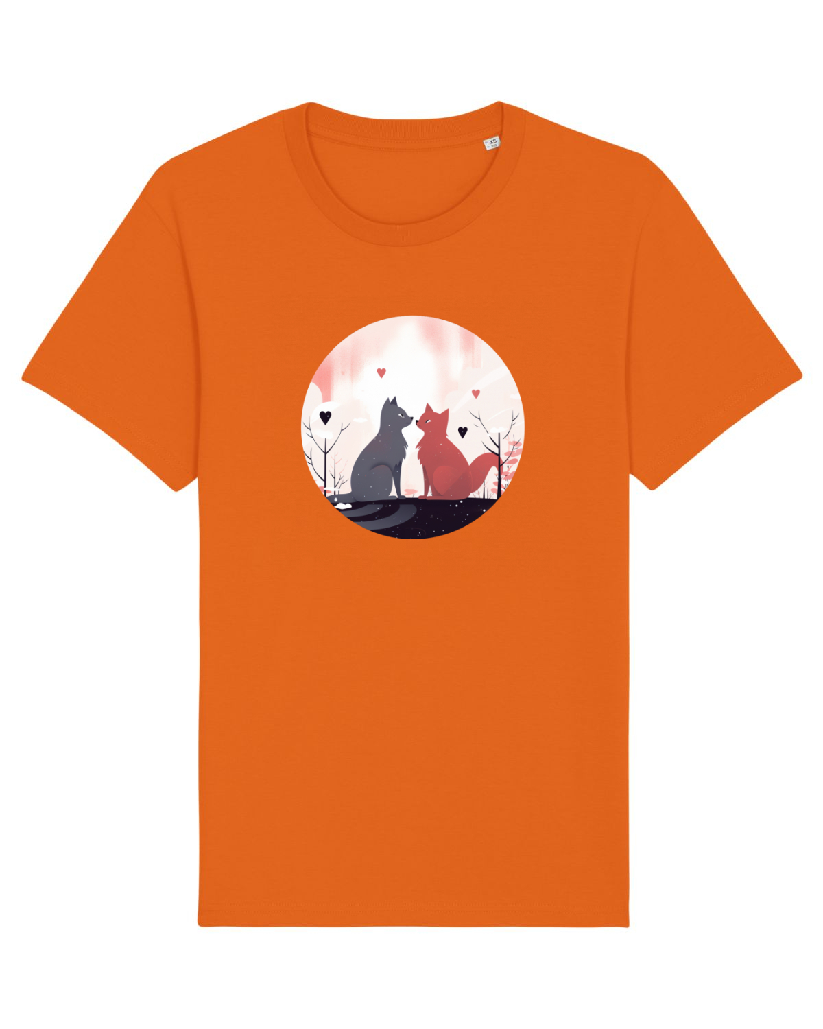 Tricou mânecă scurtă Unisex Rocker Bright Orange