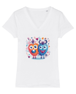 Monster Love Tricou mânecă scurtă guler V Damă Evoker
