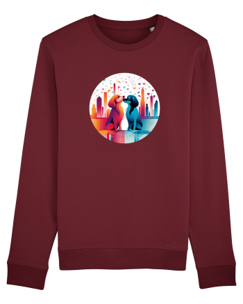 Dog Love Burgundy