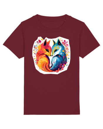 Fox Love Burgundy
