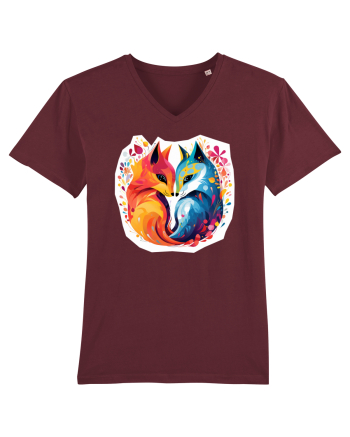 Fox Love Burgundy