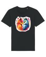 Fox Love Tricou mânecă scurtă Unisex Rocker