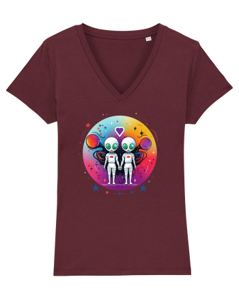 Alien Love Burgundy